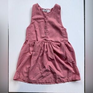 Zara Dusty Pink V-Neck Top